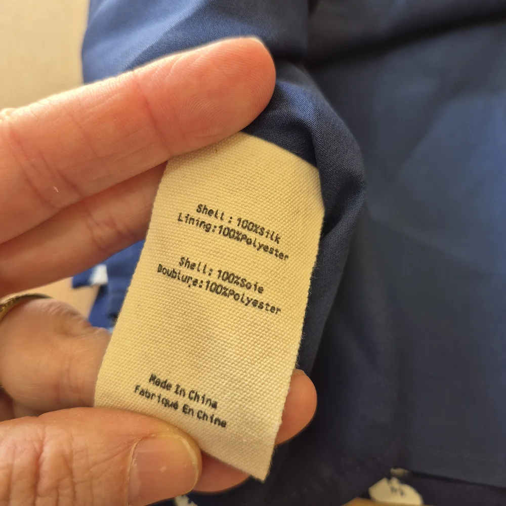 L'AGENCE Navy and White Camisole - Picture 7 of 8